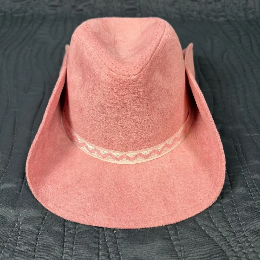 Rising Star Toddler Pink Faux Suede Cowgirl Cowboy Hat Western Costume
